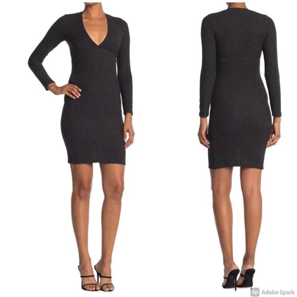 Long Sleeve Empire Sweater Midi by Velvet Torch NWT - Picture 2 of 4